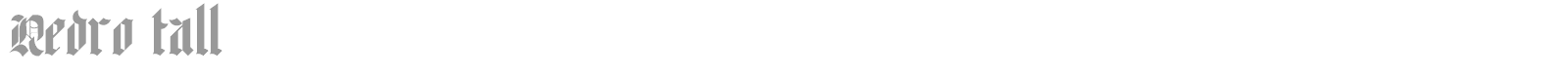 Redro font preview